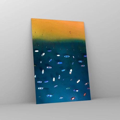 Glasbild - Bild auf glas - Feiertagsspiel - 50x70 cm