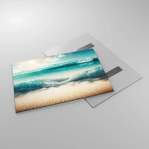 Glasbild - Bild auf glas - Frieden des Ozeans - 100x70 cm