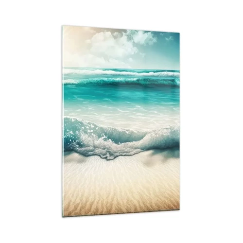 Glasbild - Bild auf glas - Frieden des Ozeans - 80x120 cm