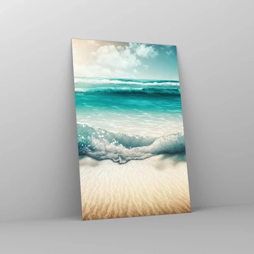 Glasbild - Bild auf glas - Frieden des Ozeans - 80x120 cm
