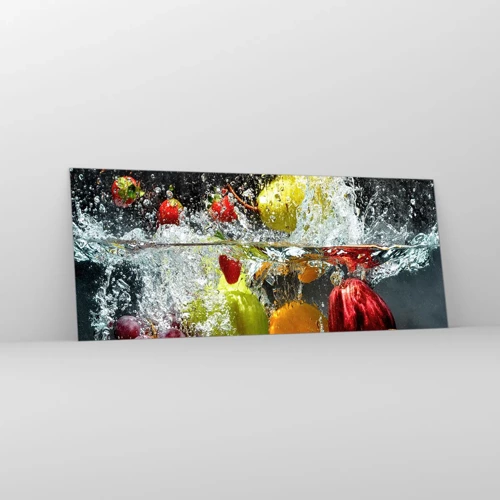 Glasbild - Bild auf glas - Fruchterfrischung - 100x40 cm