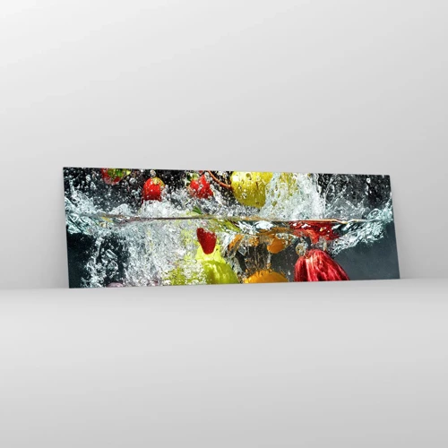 Glasbild - Bild auf glas - Fruchterfrischung - 160x50 cm