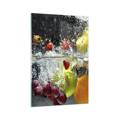 Glasbild - Bild auf glas - Fruchterfrischung - 70x100 cm