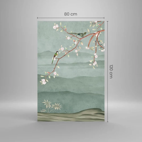 Glasbild - Bild auf glas - Frühling, oh, du bist es - 80x120 cm