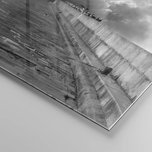 Glasbild - Bild auf glas - Furchtlos - 40x40 cm