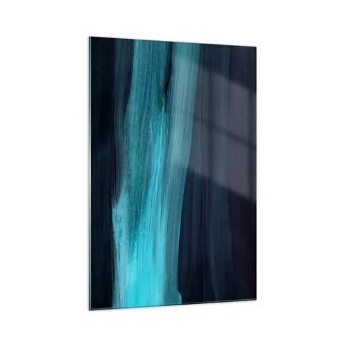 Glasbild - Bild auf glas - Gehen Sie mit dem Strom - 70x100 cm