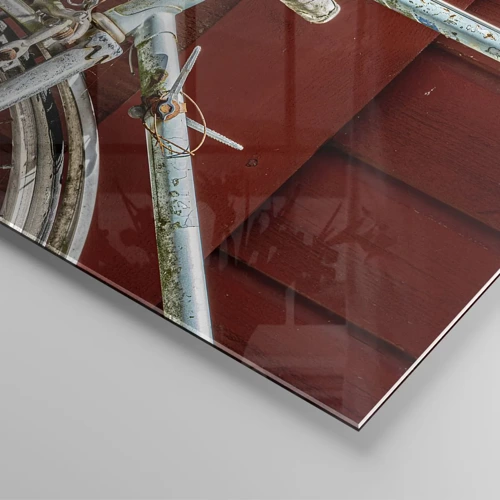 Glasbild - Bild auf glas - Geschaffen um zu siegen - 140x50 cm