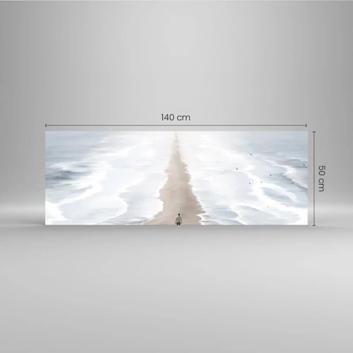 Glasbild - Bild auf glas - Glänzende Zukunft - 140x50 cm