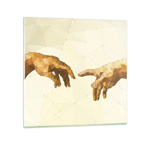 Glasbild - Bild auf glas - Göttliche Geometrie - 50x50 cm