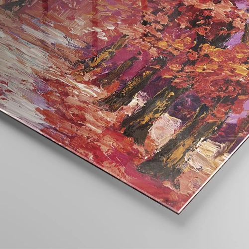 Glasbild - Bild auf glas - Herbstlicher Eindruck - 100x40 cm