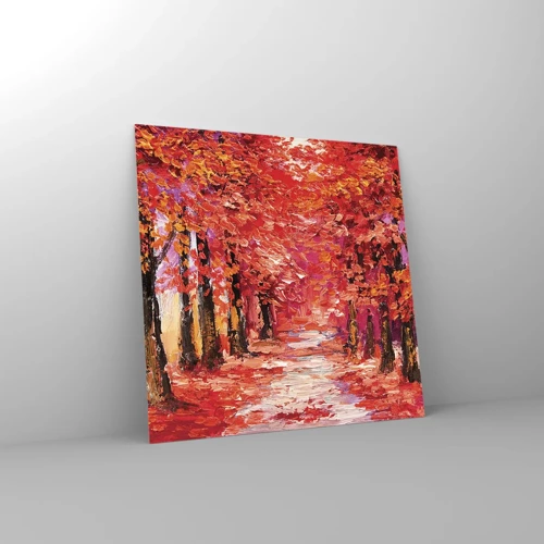 Glasbild - Bild auf glas - Herbstlicher Eindruck - 30x30 cm