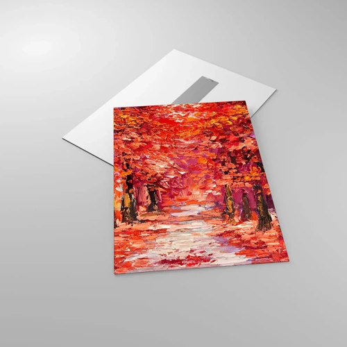 Glasbild - Bild auf glas - Herbstlicher Eindruck - 50x70 cm