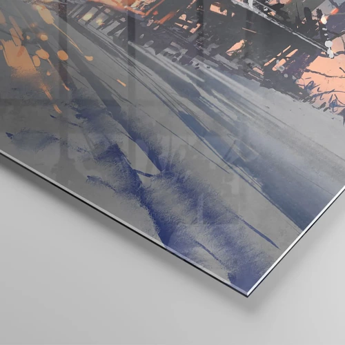 Glasbild - Bild auf glas - Hier sieht nur die Sonne rein - 50x70 cm