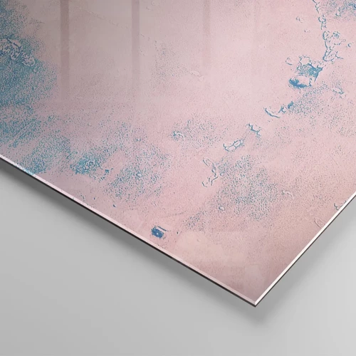 Glasbild - Bild auf glas - Himmelsblaue Umarmungen - 90x30 cm