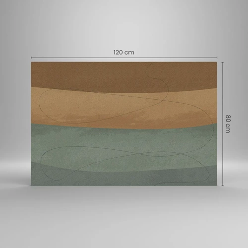 Glasbild - Bild auf glas - Horizontale Komposition - 120x80 cm