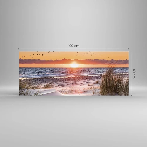 Glasbild - Bild auf glas - Horizontale Landschaft - 100x40 cm