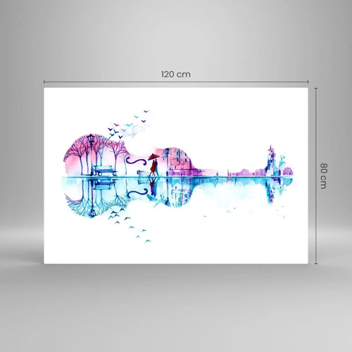 Glasbild - Bild auf glas - Ich bringe dir ein paar Regenbögen - 120x80 cm