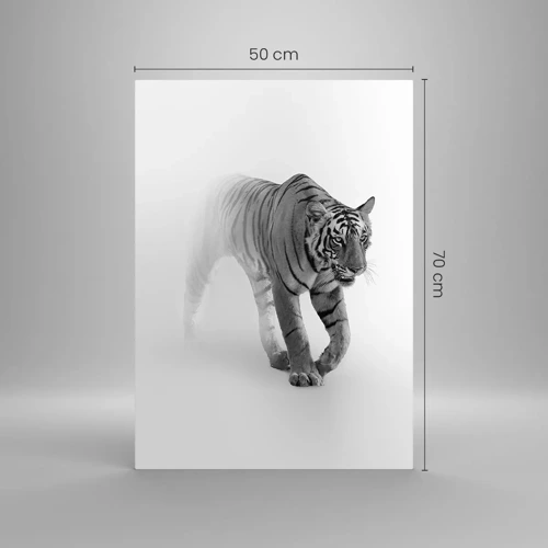 Glasbild - Bild auf glas - Im Nebel gelauert - 50x70 cm
