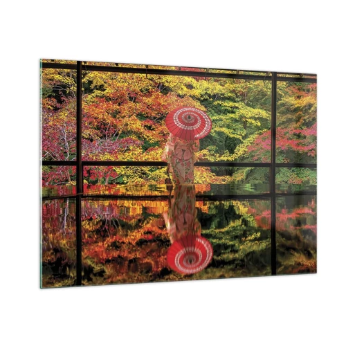 Glasbild - Bild auf glas - Im Tempel der Natur - 100x70 cm