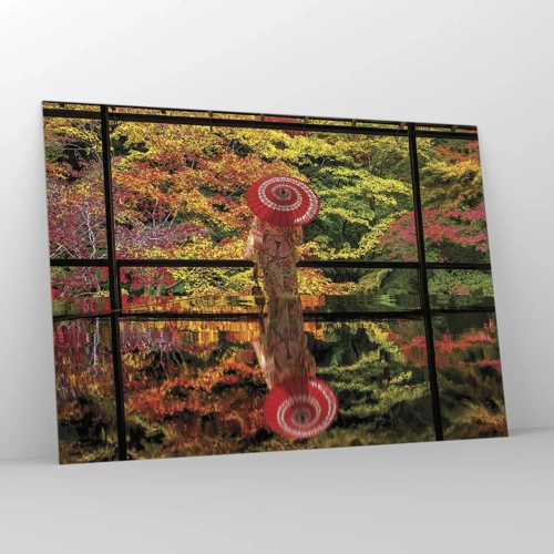 Glasbild - Bild auf glas - Im Tempel der Natur - 100x70 cm