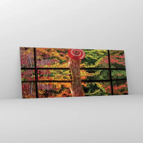 Glasbild - Bild auf glas - Im Tempel der Natur - 120x50 cm