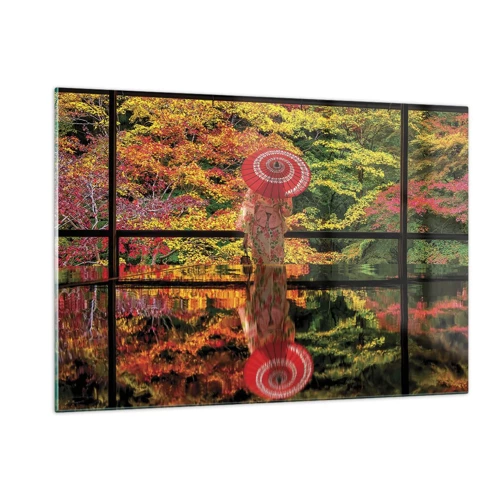 Glasbild - Bild auf glas - Im Tempel der Natur - 120x80 cm