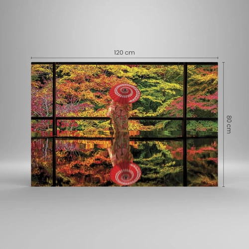 Glasbild - Bild auf glas - Im Tempel der Natur - 120x80 cm
