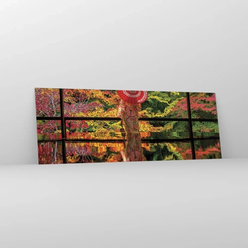 Glasbild - Bild auf glas - Im Tempel der Natur - 140x50 cm