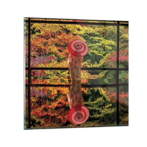 Glasbild - Bild auf glas - Im Tempel der Natur - 60x60 cm