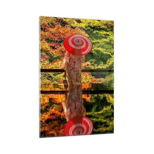 Glasbild - Bild auf glas - Im Tempel der Natur - 80x120 cm