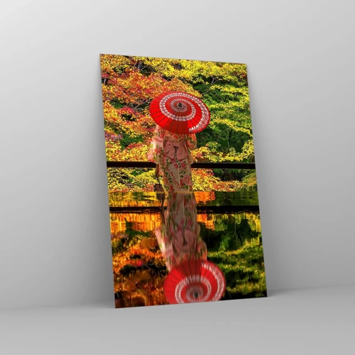 Glasbild - Bild auf glas - Im Tempel der Natur - 80x120 cm