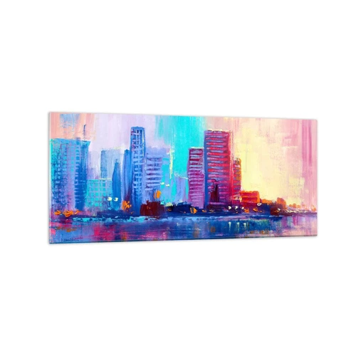 Glasbild - Bild auf glas - In Farben getaucht - 120x50 cm