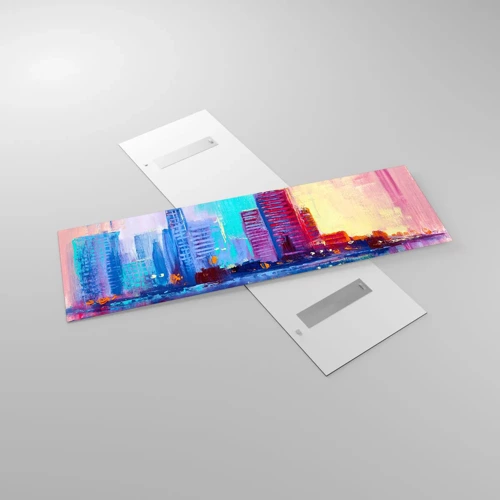 Glasbild - Bild auf glas - In Farben getaucht - 160x50 cm