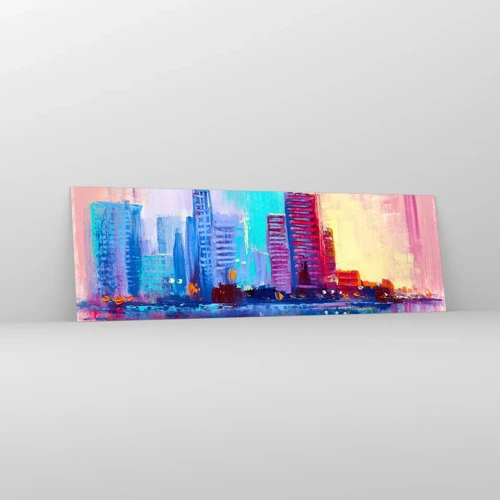 Glasbild - Bild auf glas - In Farben getaucht - 160x50 cm