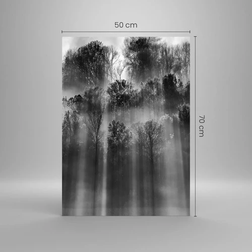 Glasbild - Bild auf glas - In Lichtstrahlen - 50x70 cm