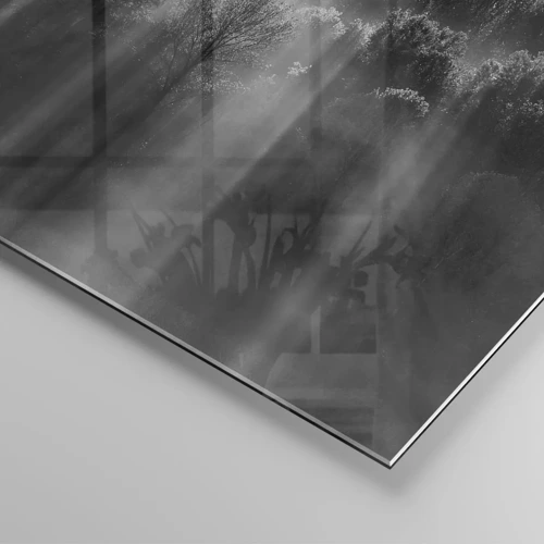 Glasbild - Bild auf glas - In Lichtstrahlen - 60x60 cm