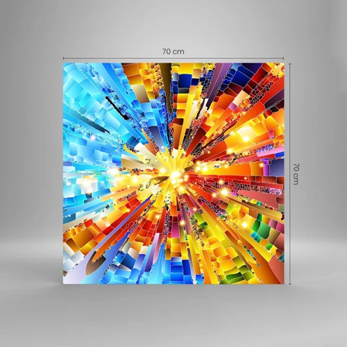 Glasbild - Bild auf glas - In Medienauflösung - 70x70 cm