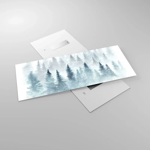 Glasbild - Bild auf glas - In Nebel gehüllt - 120x50 cm