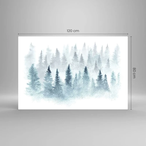 Glasbild - Bild auf glas - In Nebel gehüllt - 120x80 cm