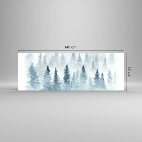 Glasbild - Bild auf glas - In Nebel gehüllt - 140x50 cm