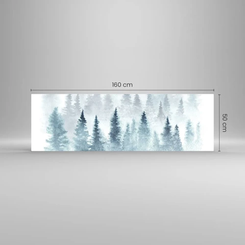 Glasbild - Bild auf glas - In Nebel gehüllt - 160x50 cm