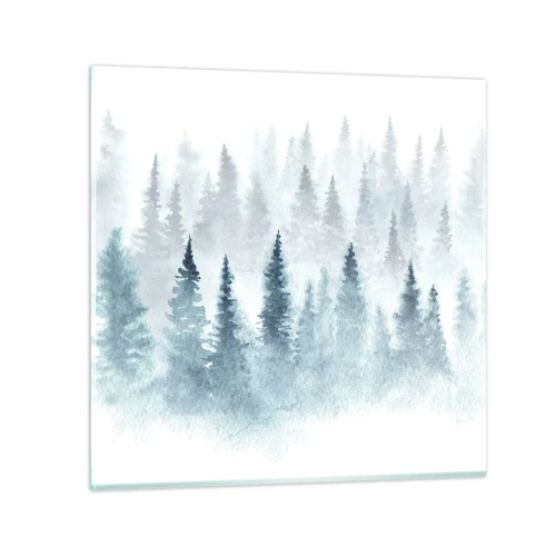 Glasbild - Bild auf glas - In Nebel gehüllt - 70x70 cm