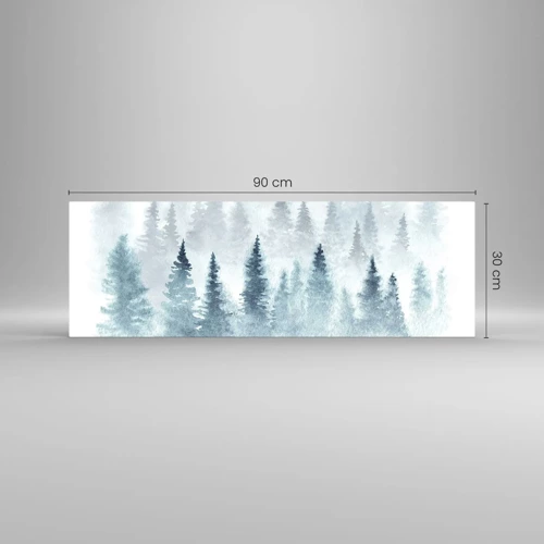Glasbild - Bild auf glas - In Nebel gehüllt - 90x30 cm
