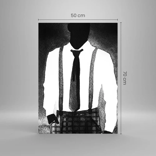Glasbild - Bild auf glas - In Noir-Atmosphäre - 50x70 cm