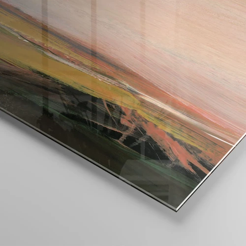 Glasbild - Bild auf glas - In Rosatönen - 60x60 cm