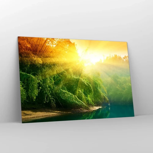 Glasbild - Bild auf glas - In Sonne und Schatten ertrinken - 120x80 cm