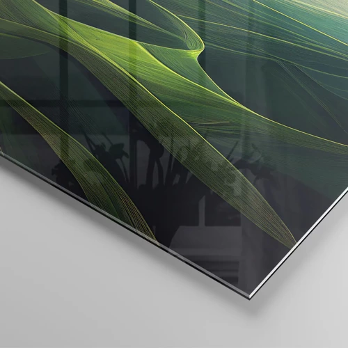 Glasbild - Bild auf glas - In den grünen Tälern - 120x50 cm