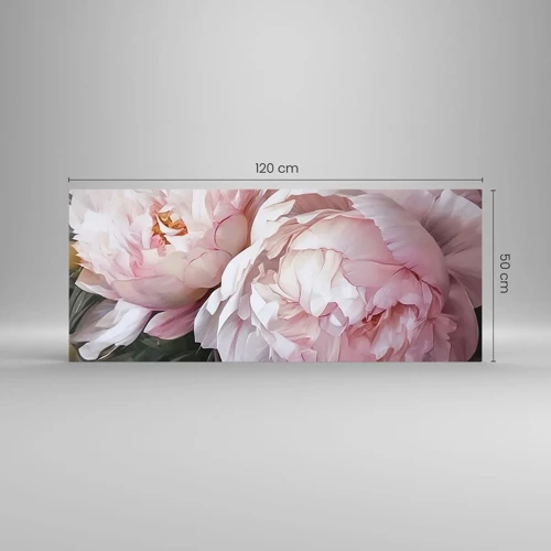 Glasbild - Bild auf glas - In der Blüte angehalten - 120x50 cm