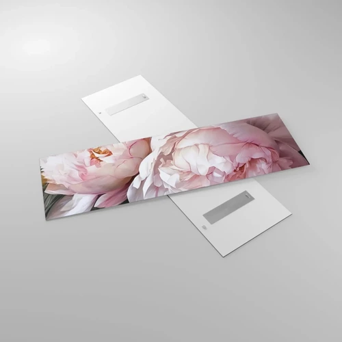 Glasbild - Bild auf glas - In der Blüte angehalten - 160x50 cm