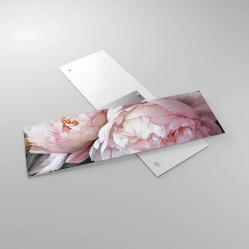 Glasbild - Bild auf glas - In der Blüte angehalten - 90x30 cm